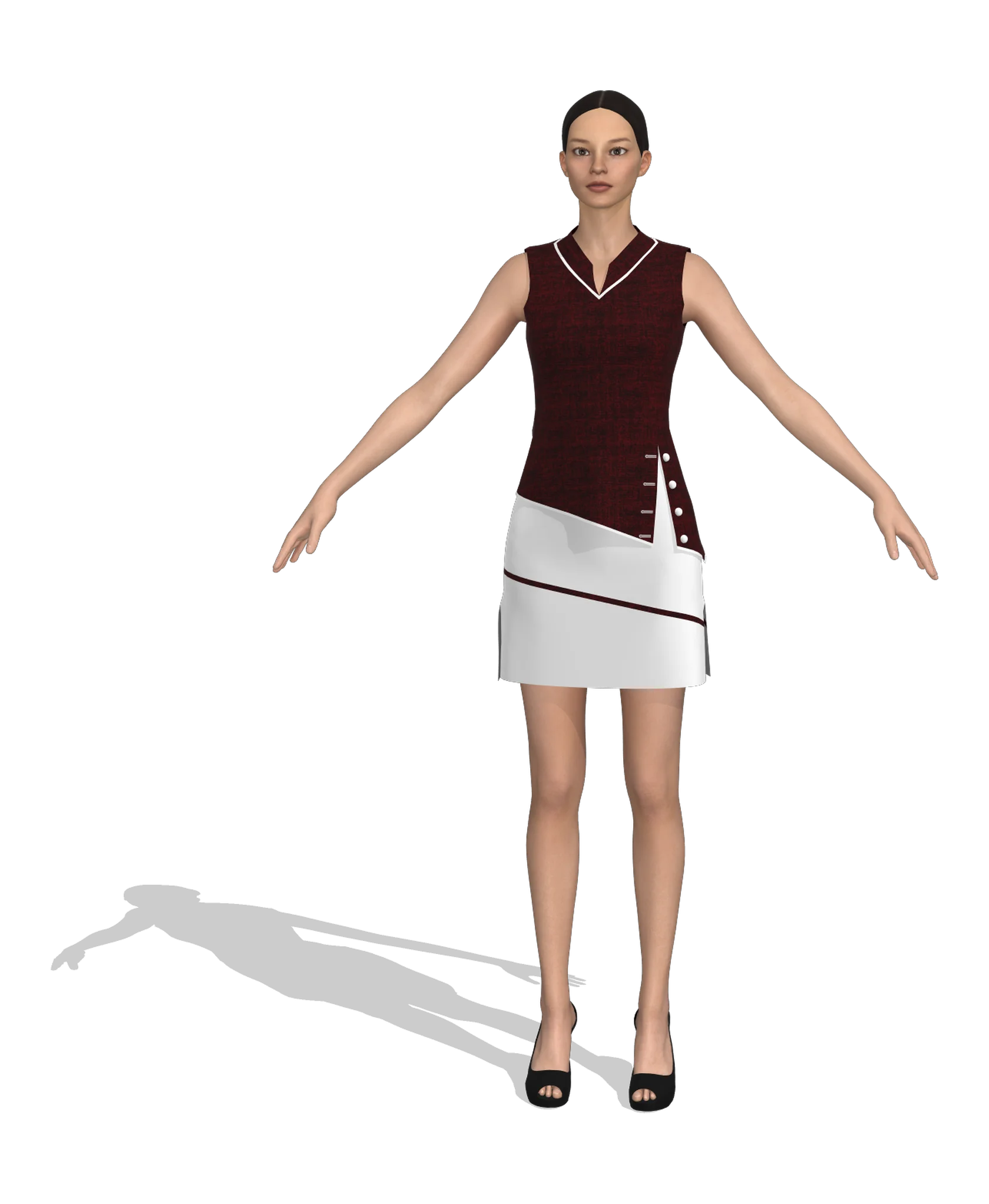 KDscion p170 sleeveless sheath dress